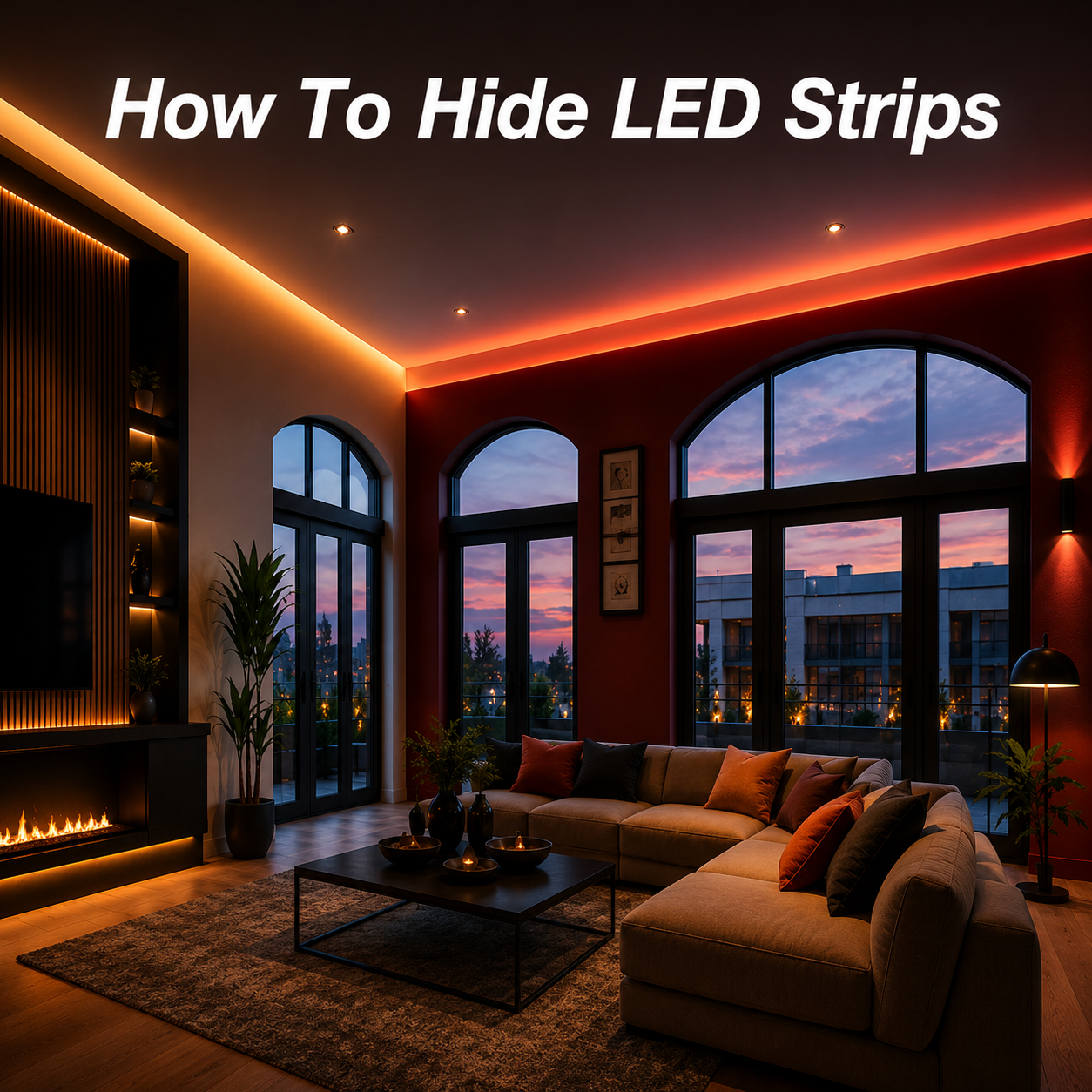 How To Hide LED Strip Lights Completely