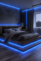 Blue 24V 10W/m IP20 LED Strip Lights – Soft Relaxing Lighting for Home - Sold per Metre