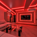 Red 24V 10W/m LED Strip Lights – Soft Relaxing Lighting for Home - Sold per Metre