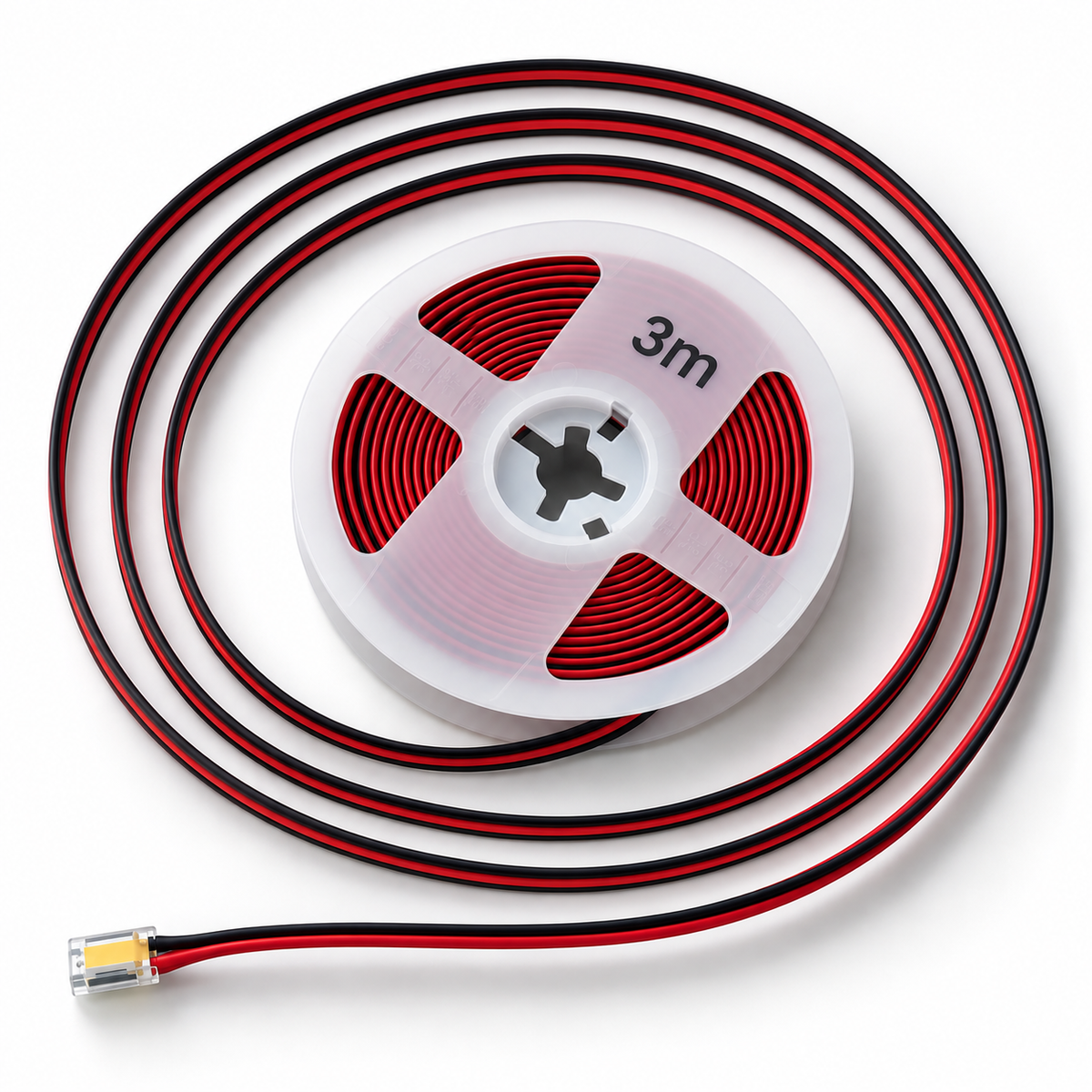 3 Metre Pre-Wired Tail for IP20 LED Strip