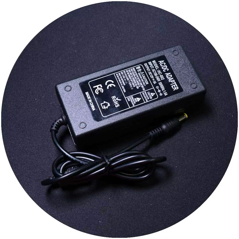 60W 12V Power Supply – UK Plug Driver for LED Pixel Strips