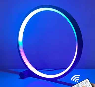 StripGlow Halo Lamp – Smart RGB Ring Light for Desk & Room Decor